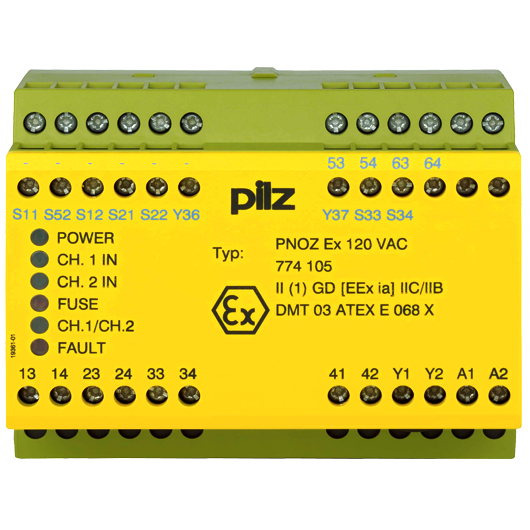 774105 New PILZ PNOZ EX 120VAC 3n/o 1n/c